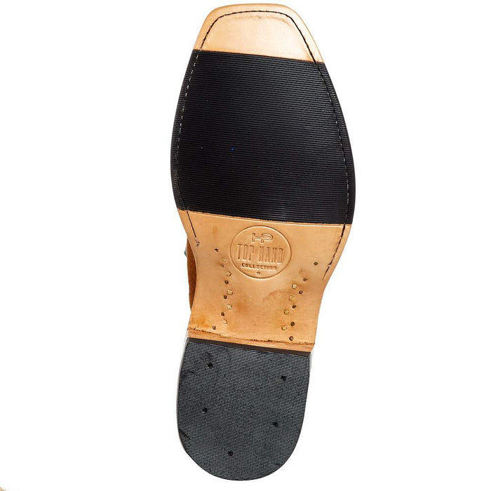 Horse Power Top Hand Men's Camel Suede Roughout 13in Emerald Green Top