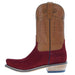Horsepower Boots Men's HP Top Hand Red Suede Vamp 11in Honey Planget TK Toe Cowboy Boot