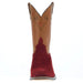 Horsepower Boots Men's HP Top Hand Red Suede Vamp 11in Honey Planget TK Toe Cowboy Boot