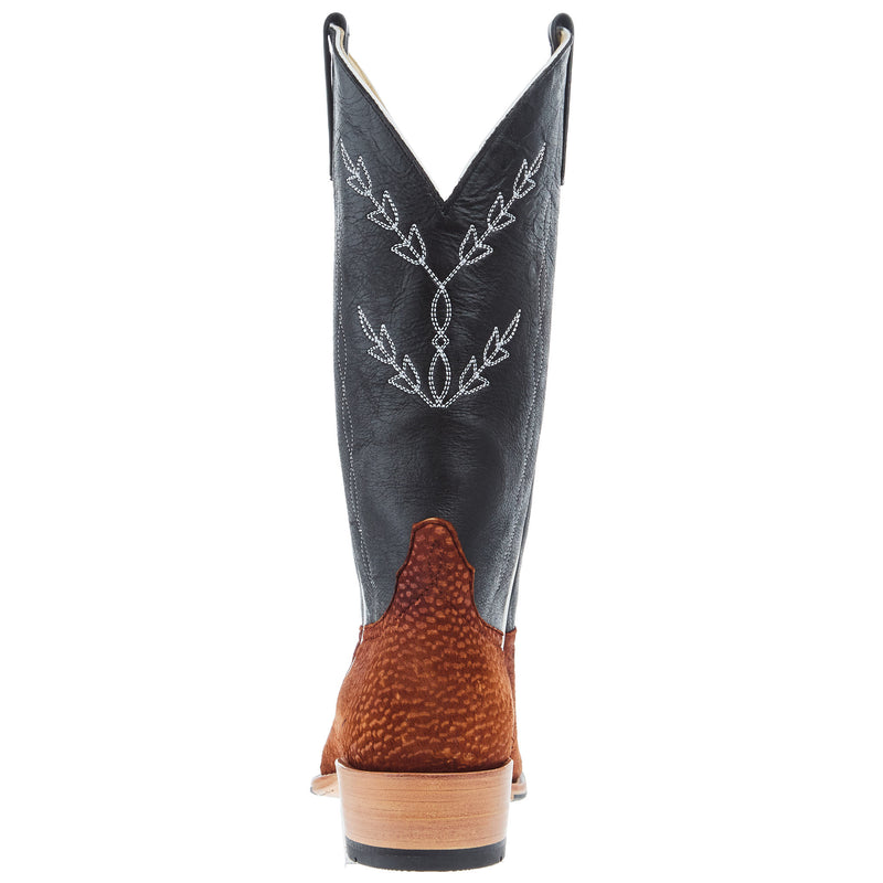 Horse Power Top Hand Men`s Rust Carpincho 13in Black Texas Top