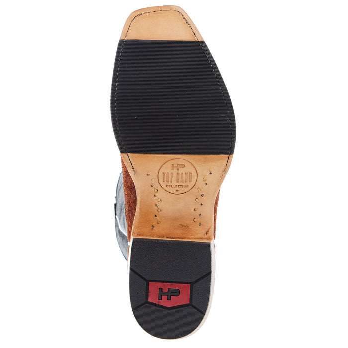 Horse Power Top Hand Men`s Rust Carpincho 13in Black Texas Top