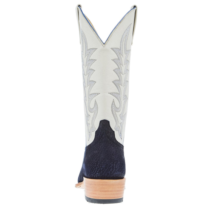 Horse Power Top Hand Men`s Navy Carpincho 13in Mercedes Cream Top