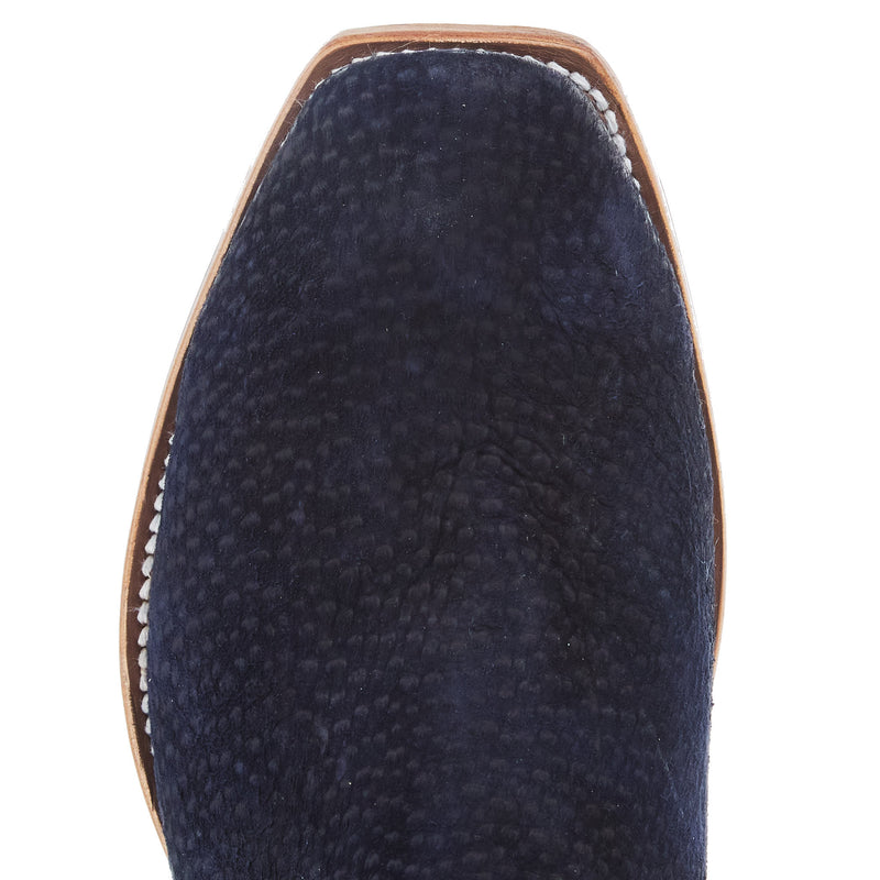 Horse Power Top Hand Men`s Navy Carpincho 13in Mercedes Cream Top