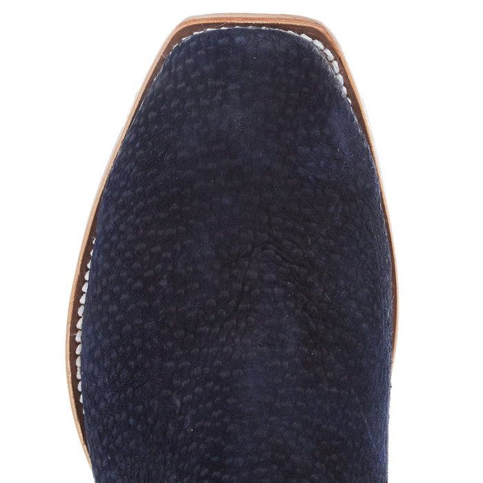 Horse Power Top Hand Men`s Navy Carpincho 13in Mercedes Cream Top