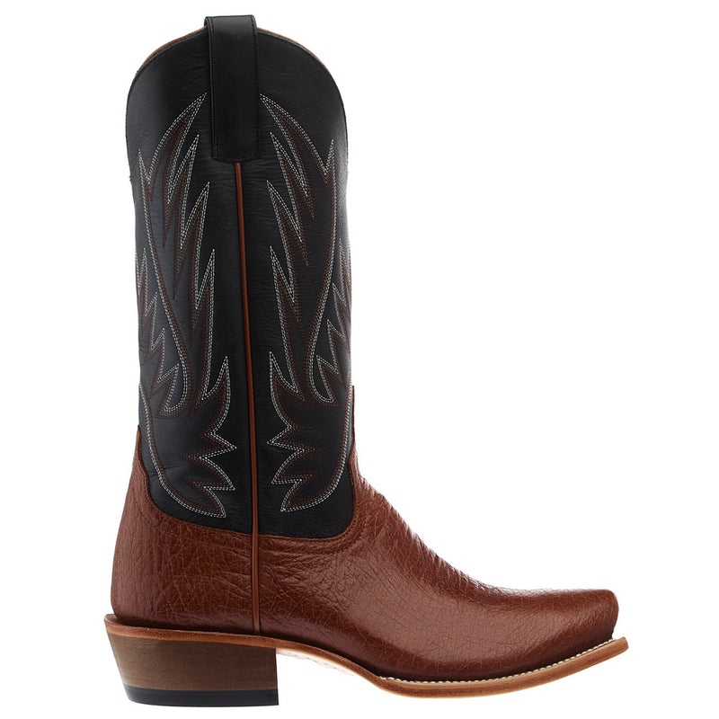 Horse Power Boots Men's Honey Bullfight Shoulder Vamp 13in Black Full Grain Top