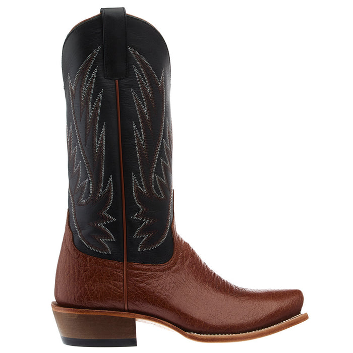 Horse Power Boots Men's Honey Bullfight Shoulder Vamp 13in Black Full Grain Top