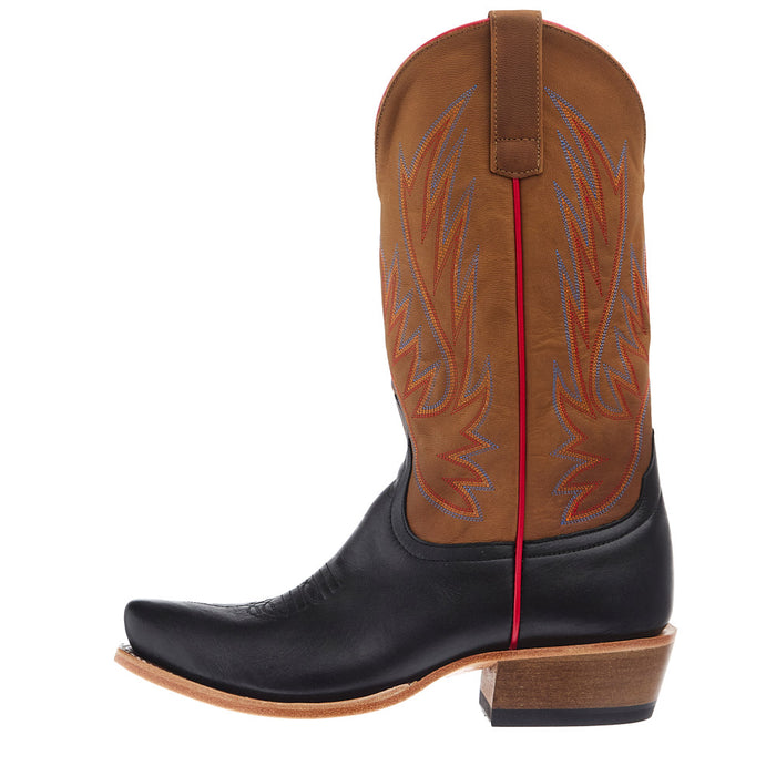 Horse Power Boots Men's Black Full Grain Vamp 13in Copper Mad Cat Top