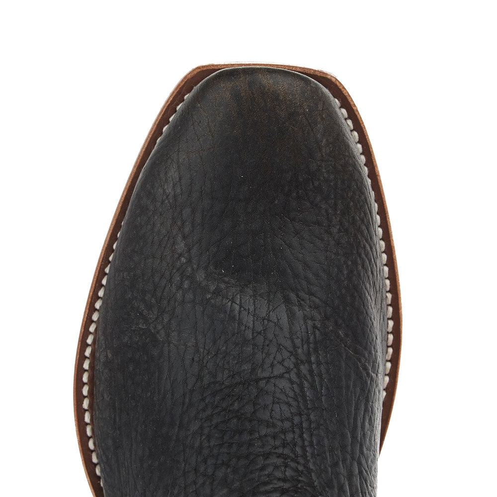 Horse Power Top Hand Men's Black Rock Shrunken Bullhide Vamp 15in Blue