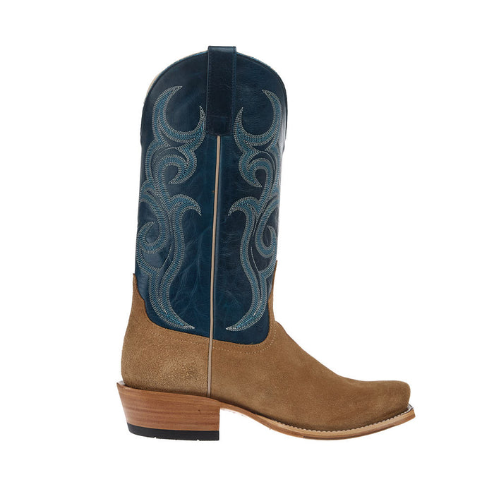 Horse Power Top Hand Men's Tan Crazy Roughout Vamp 13in Azure New Orleans Top