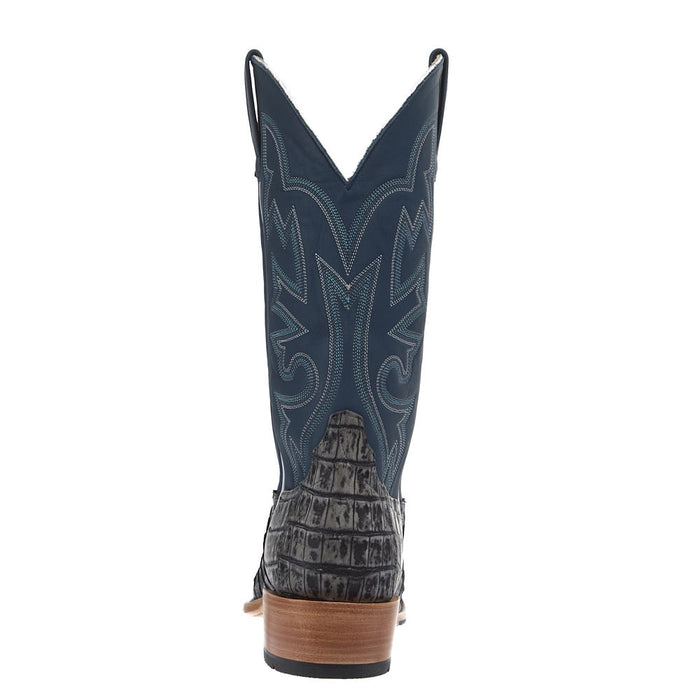 Horse Power Top Hand Men's Black Grey Sundance Caiman Tail Vamp 13in Atlantic Pandora Top