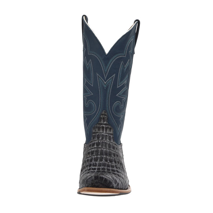 Horse Power Top Hand Men's Black Grey Sundance Caiman Tail Vamp 13in Atlantic Pandora Top