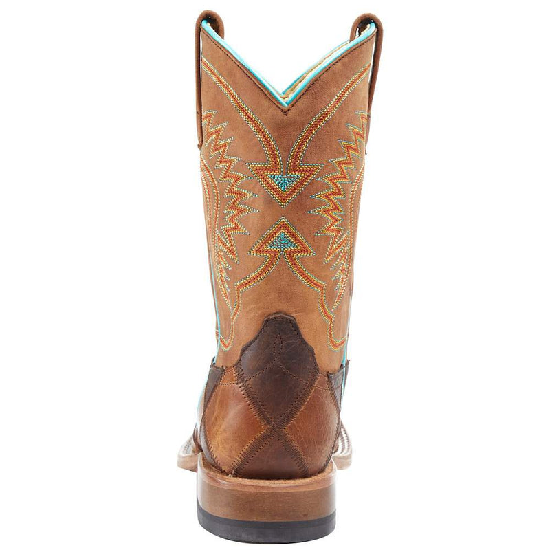 Horsepower Boots Kid's Crazy Train Patchwork Cowboy Boots