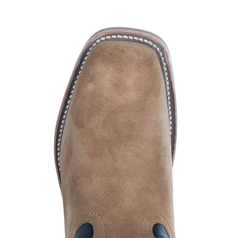 Horsepower Boots Kids Sawdust Roughout Cutter Toe Cowboy Boots