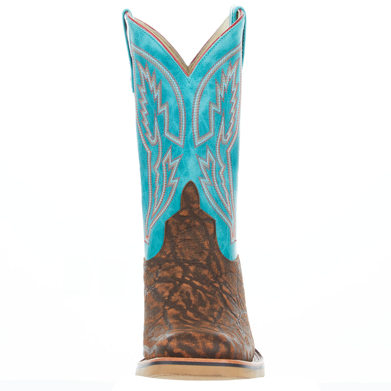 Horse Power Boots Men's Cognac Eleprint 12 In Top Soft Toe Work Boot
