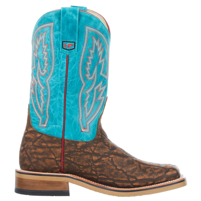 Horse Power Boots Men's Cognac Eleprint 12 In Top Soft Toe Work Boot