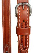 Martin Saddlery Ranahan Split Ear Chestnut Rope Border Headstall