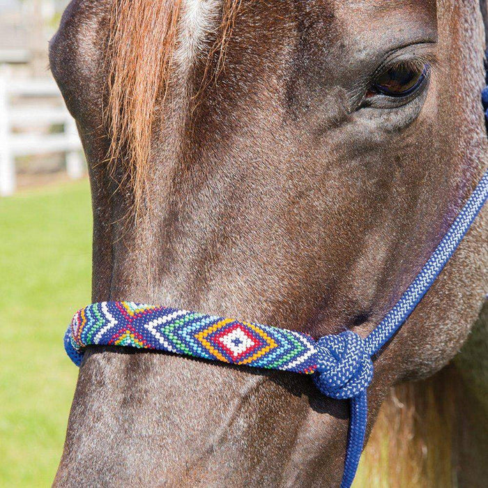 Professionals Choice Beaded Rope Halter/10ft Lead