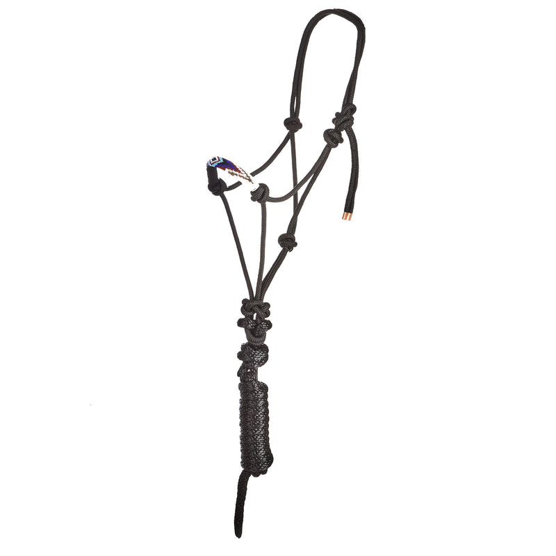 Professionals Choice Beaded Rope Halter/10ft Lead