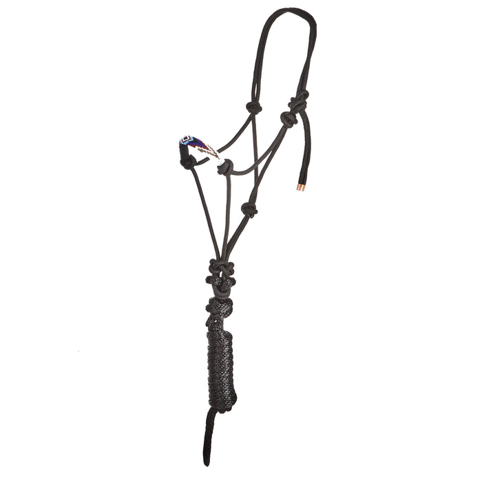 Professionals Choice Beaded Rope Halter/10ft Lead