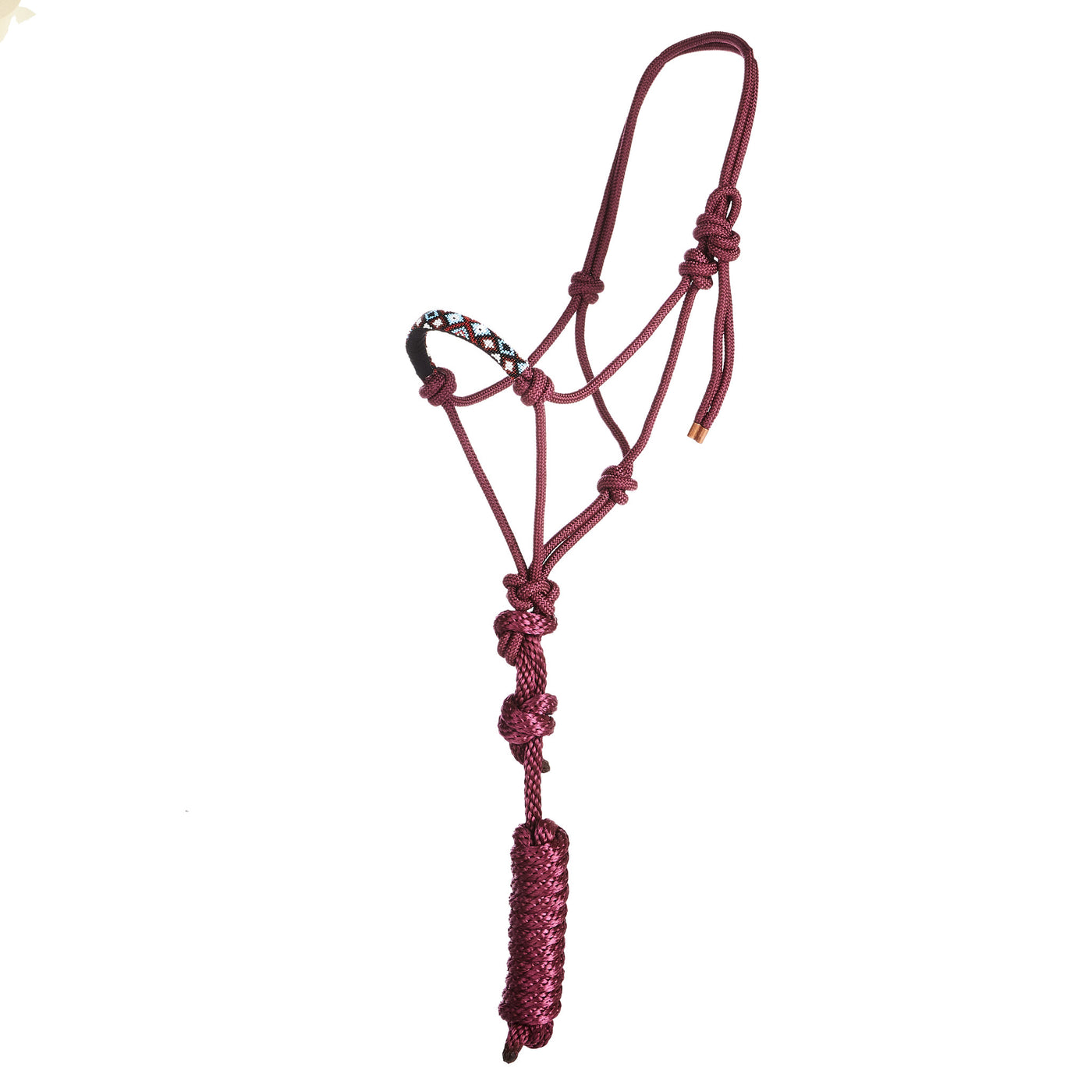 Professionals Choice Beaded Rope Halter/10ft Lead