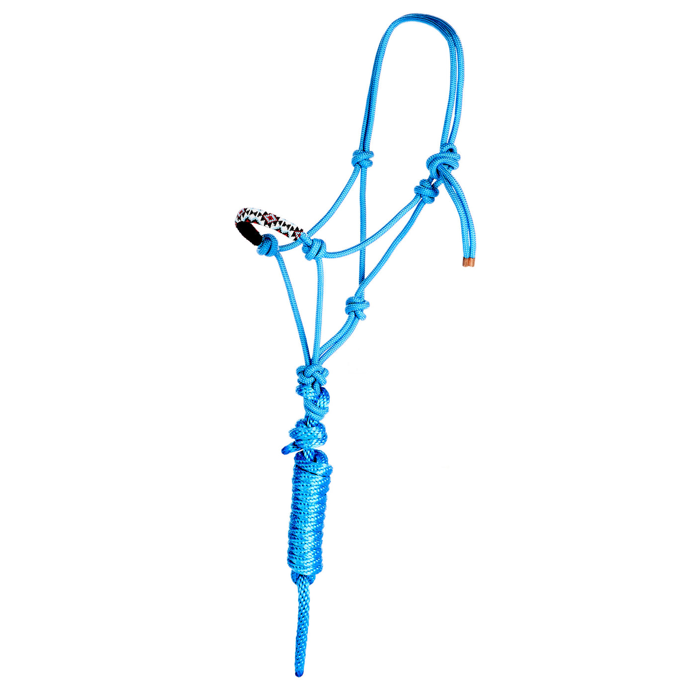 Professionals Choice Beaded Rope Halter/10ft Lead