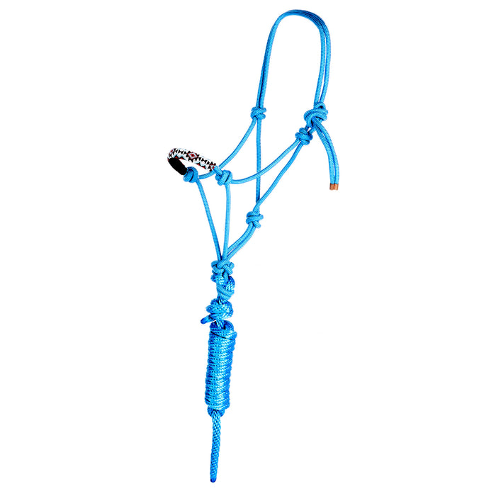 Professionals Choice Beaded Rope Halter/10ft Lead