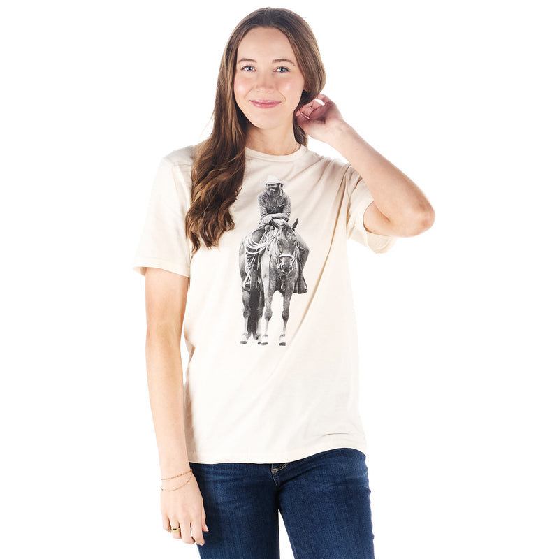Hank And Scoot Womens Cowboy Rapper Tee