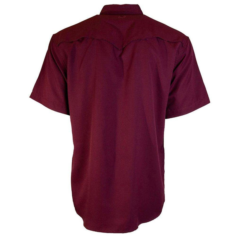 Hooey Boy's Maroon Sol Pearl Snap Shirt