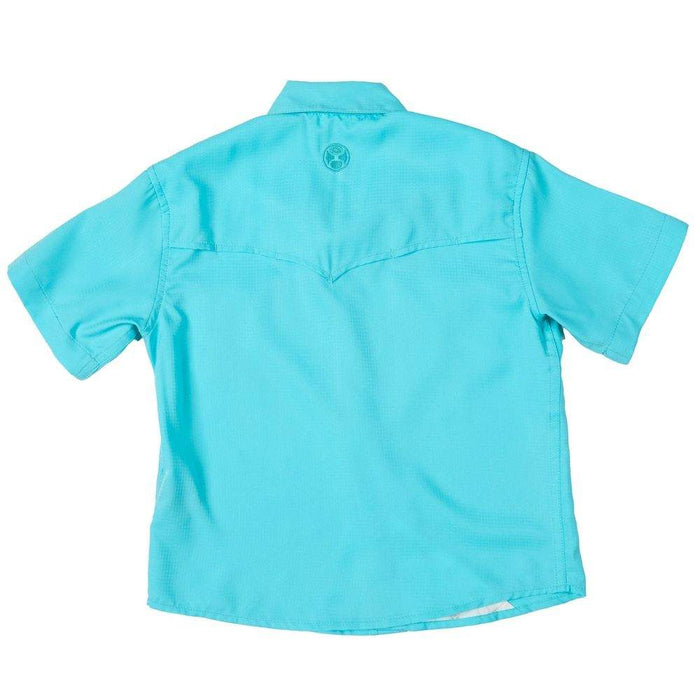 Hooey Youth Sol Blue Pearl Snap Shirt
