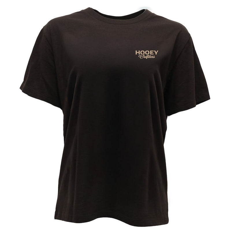 Hooey Men's Outfitters Flock Shot Brown Tee Shirt