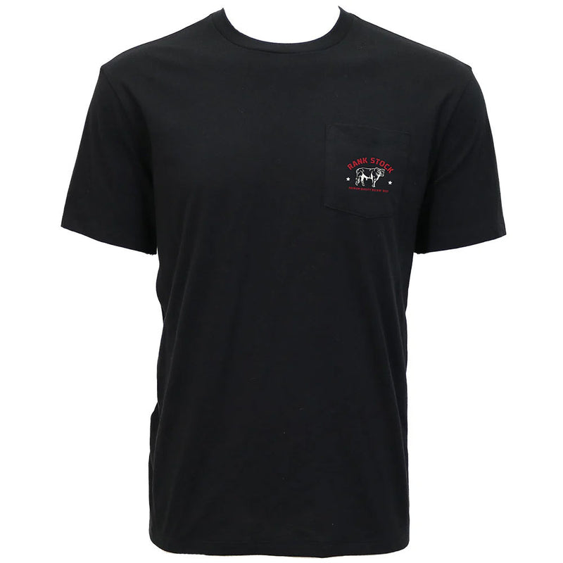Hooey Men's Rank Stock Black Tee Shirt