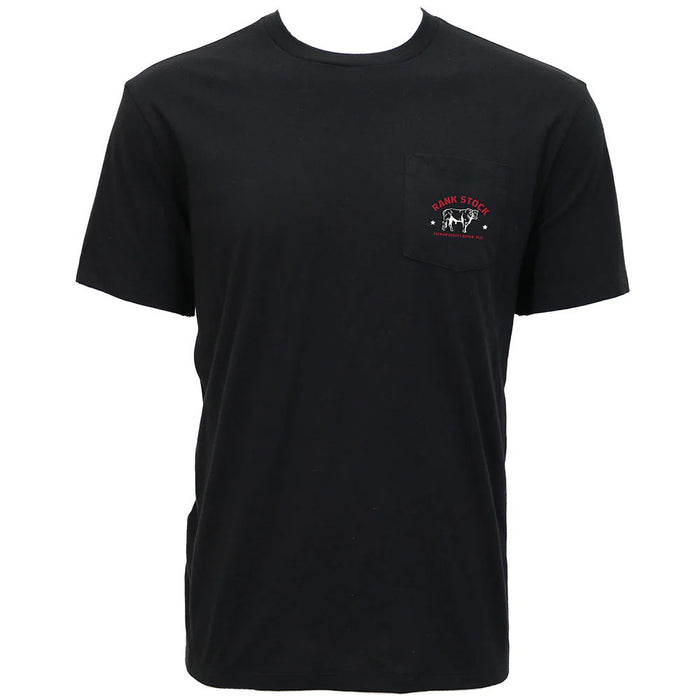 Hooey Men's Rank Stock Black Tee Shirt