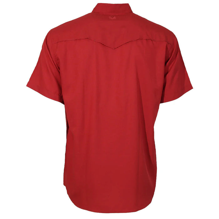 Hooey Men's Red Sol Short Sleeve Shirt