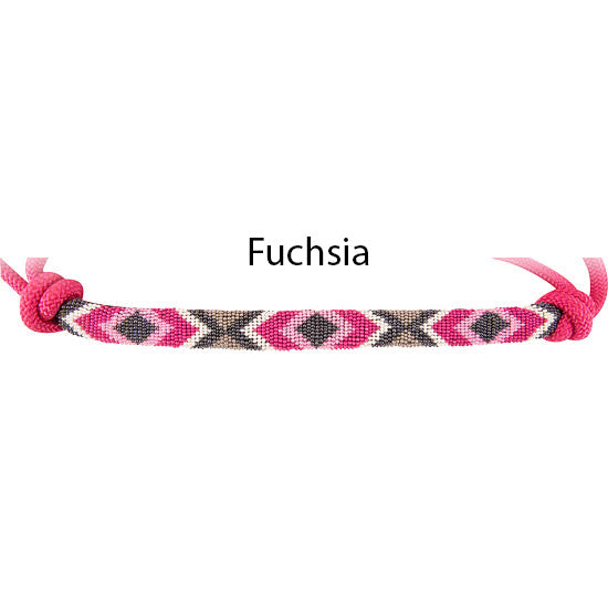 Classic Plum Beaded Rope Halter with 9ft Lead