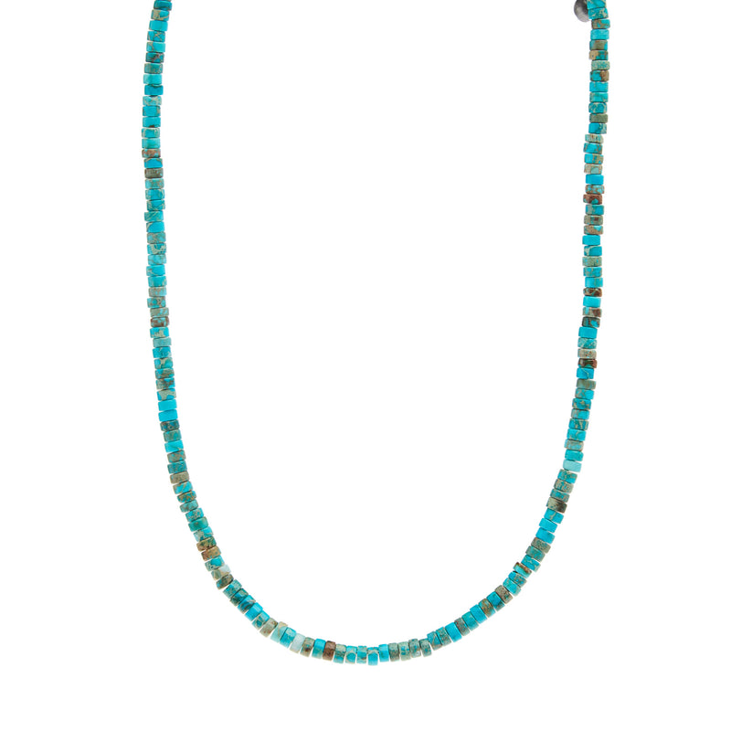 Wild Junkie Handmade Turquoise Rondelle Choker
