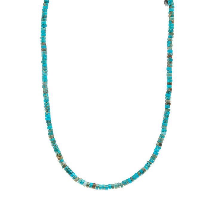 Wild Junkie Handmade Turquoise Rondelle Choker