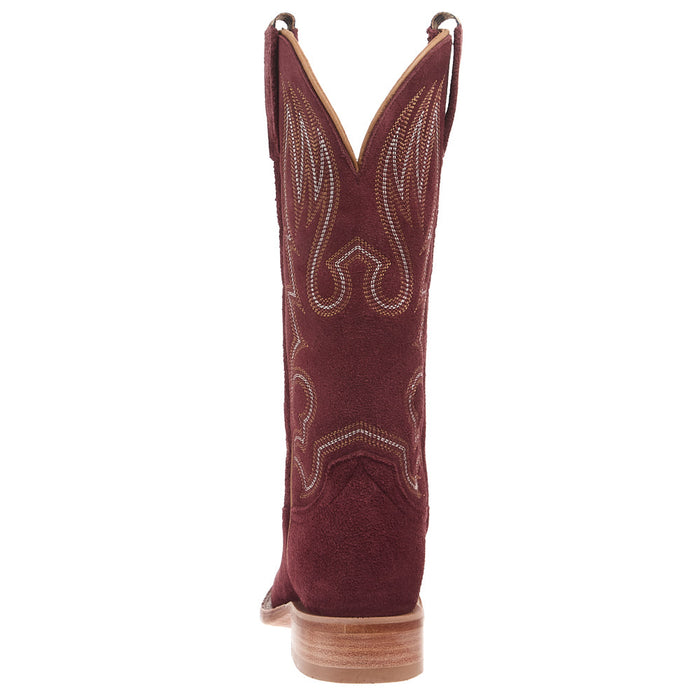 Hyer Boots Women's Augusta Burgundy Roughout 13In Burgundy Top Boot
