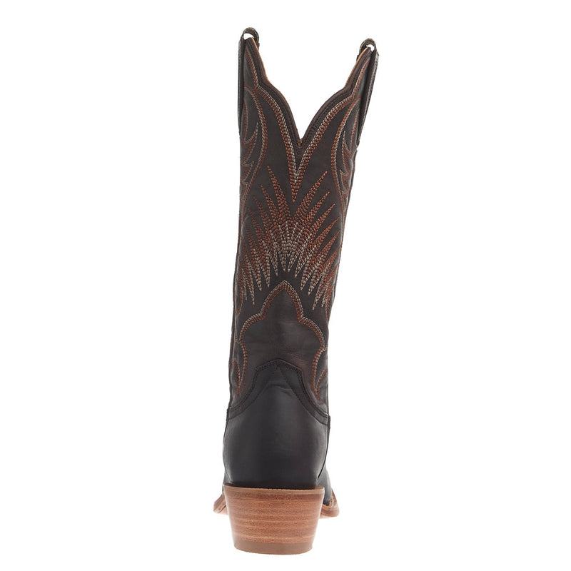 Hyer Boots Women's Leawood Chocolate Goat 13In Chocolate Goat Top Boot