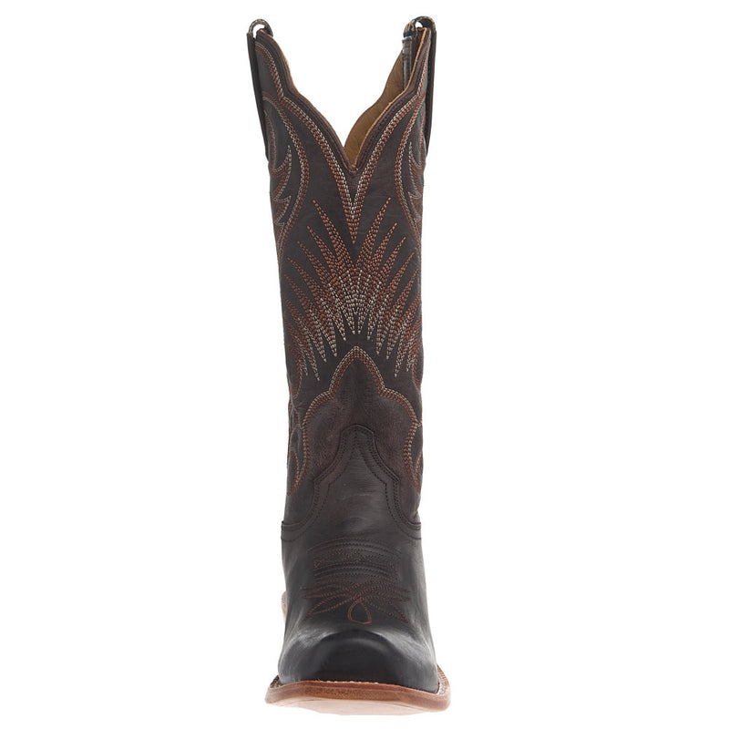 Hyer Boots Women's Leawood Chocolate Goat 13In Chocolate Goat Top Boot