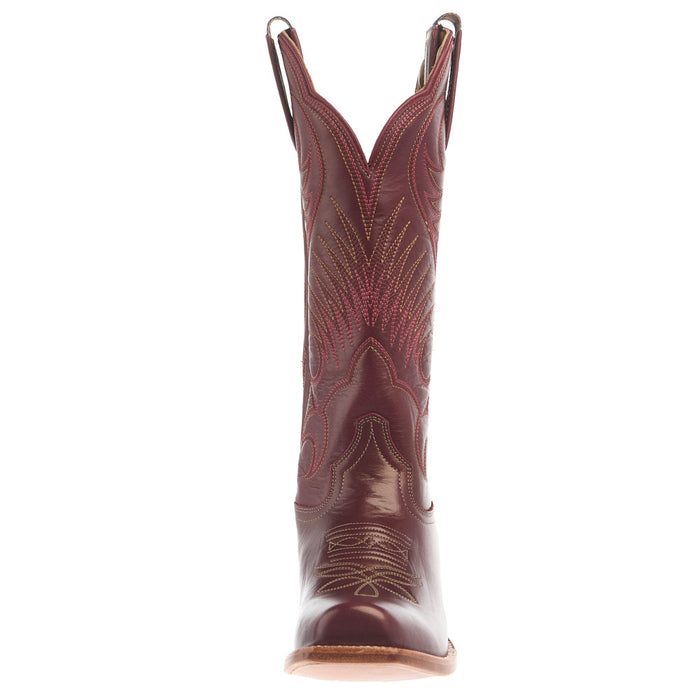 Hyer Boots Women's Leawood Carmine Red Cowhide 13In Red Cowhide Top Boot