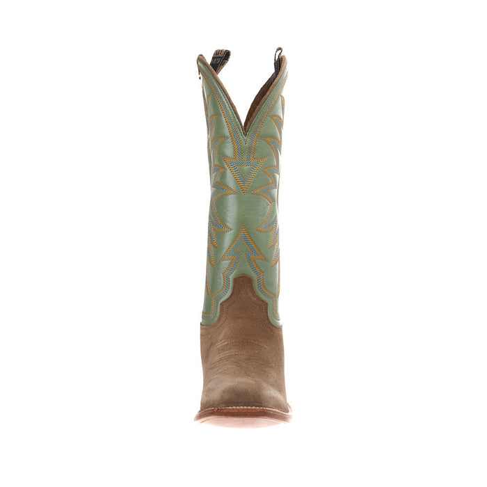 Hyer Boots Women's Rose Hill Sand Roughout Vamp 13in Iced Mint Cowhide Boot