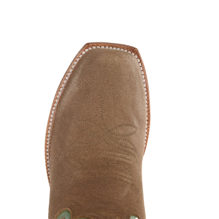 Hyer Boots Women's Rose Hill Sand Roughout Vamp 13in Iced Mint Cowhide Boot