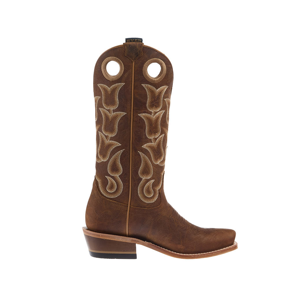 Hyer Boots Women's Tipton Saddle Tan Crunch Cowhide Vamp 13in