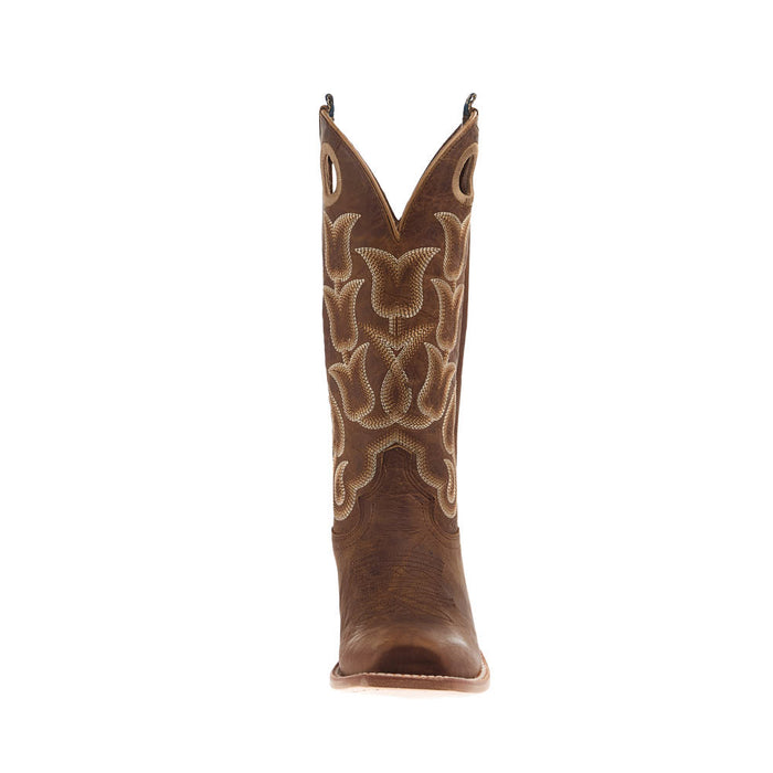 Hyer Boots Women's Tipton Saddle Tan Crunch Cowhide Vamp 13in Matching Top Boot