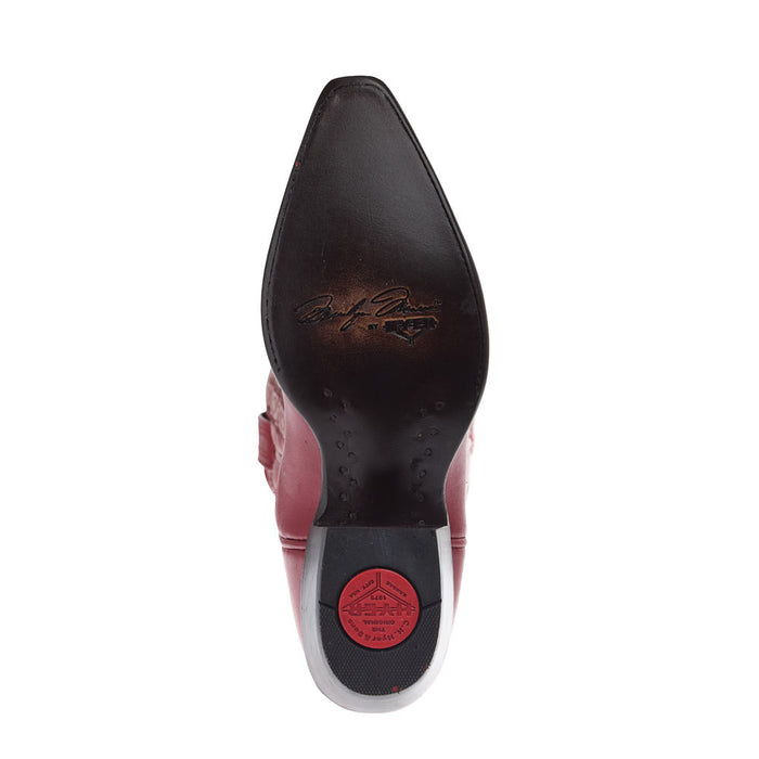 Hyer Boots Women's Marilyn Monroe Wildcat Tall Siren Red Vamp 17in Matching Top Boot