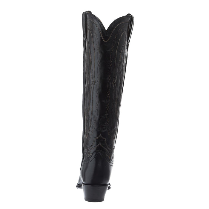 Hyer Boots Women's Marilyn Monroe Wildcat Tall Black Moonlight Vamp 17in Matching Top Boot