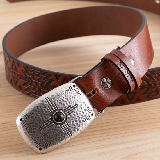 Hooey Mesa Black Aztec Belt