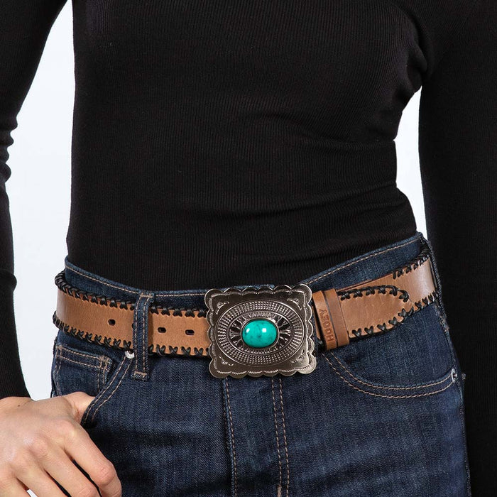 Hooey Turquoise Buckle Belt