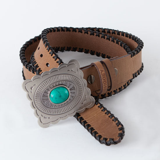 Hooey Turquoise Buckle Belt