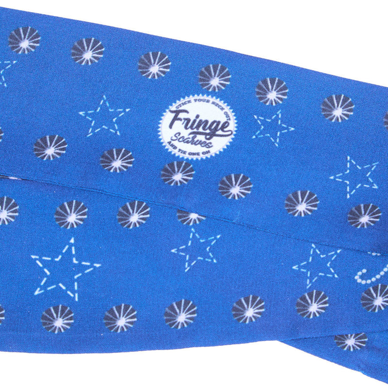 Fringe Scarves Howdy Navy Twilly